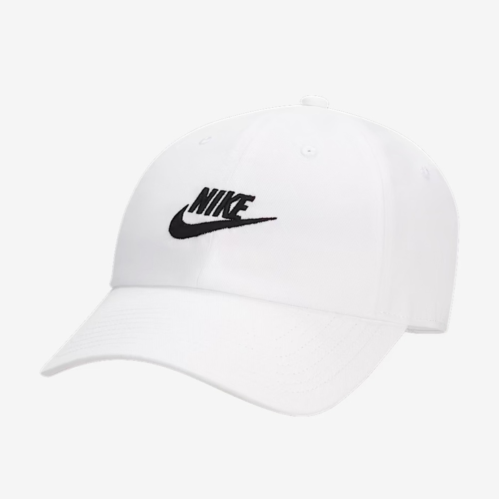 Nike White Cap with Black Logo (NWT)